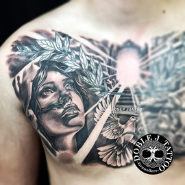 Artista Josep Juárez Estamos en c/ Mare de Deu de Montserrat 50, local derecha Granollers. Barcelona. #granollers #tattoogranollers #granollerstattoo #blackandgreytattoo #ink #tattoo #doblejtattoo #realtattoo #realismtattoo #nofilter #barcelonatattooartis