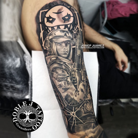 Artista Josep Juárez Estamos en c/ Mare de Deu de Montserrat 50, local derecha Granollers. Barcelona. #granollers #tattoogranollers #granollerstattoo #blackandgreytattoo #ink #tattoo #doblejtattoo #realtattoo #realismtattoo #nofilter #barcelonatattooartis