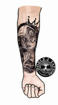 Diseño disponible. propiedad de Doble J Tattoo. Granollers