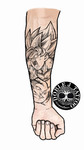 Diseño disponible. propiedad de Doble J Tattoo. Granollers