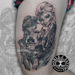 tattoo ilustracion Frozen realizado por Josep Juarez en Granollers Barcelona